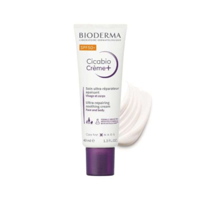 BIODERMA - Cicabio creme + soin ultra reparateur apaisant spf50+ 40 ml