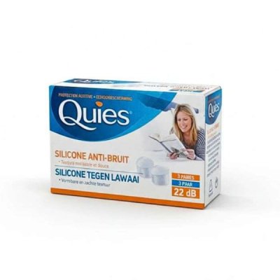 QUIES - Silicone anti bruits 3 paires