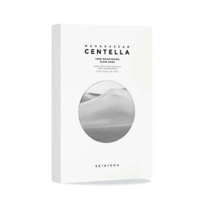 SKIN 1004 - Madagascar centella tone brightening glow mask 25ml pack de 5