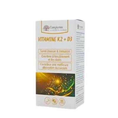 COMPLEMAX - Vitamine k2+d3 60 gelules