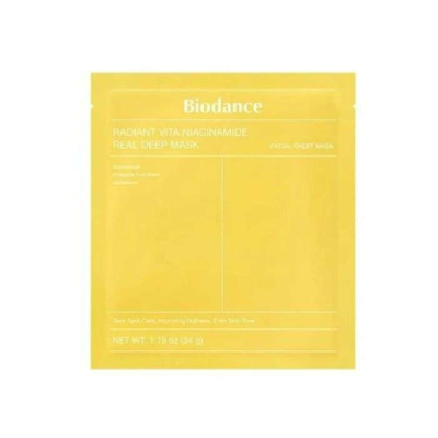 BIODANCE - Radiant vita niacinamide real deep mask 1 unite