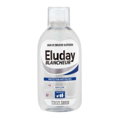 ELGYDIUM - Eluday bain de bouche blancheur 500 ml