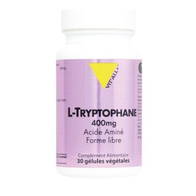 VIT'ALL+ - L tryptophane 400 mg 30 gelules vegetales