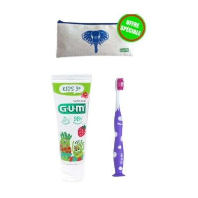 GUM - Trousse kids 3 ans +