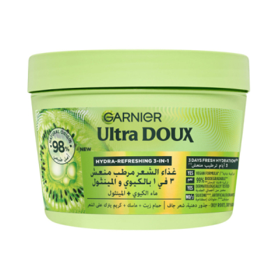 GARNIER - ULTRA DOUX HAIR FOOD 3 EN 1 KIWI 390 ML