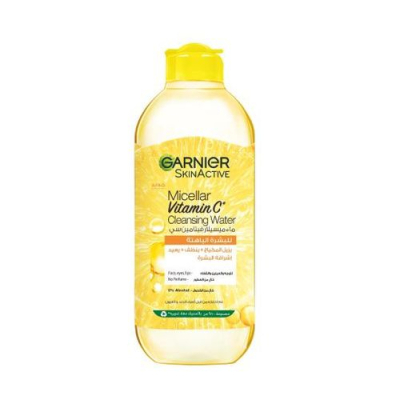 GARNIER - eau micellaire nettoyante démaquillante vitamine c 400ml