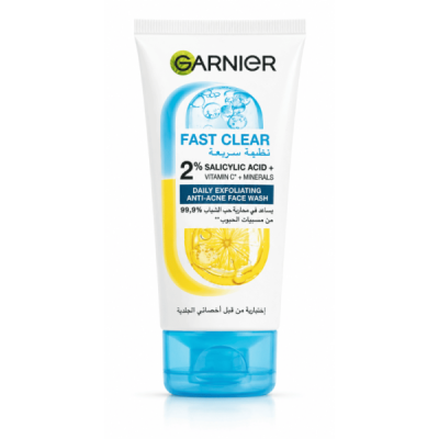 GARNIER - Fast Clear - Daily Exfoliating Wash 150ml