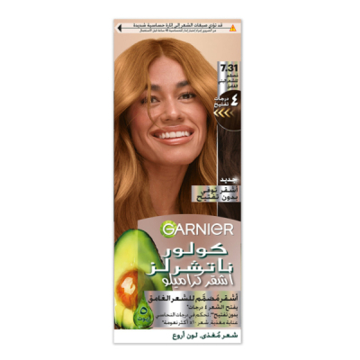 GARNIER - COLOR NATURALS CARAMELO BLONDE TOFEE BLONDE WITHOUR BLEACH 7.31