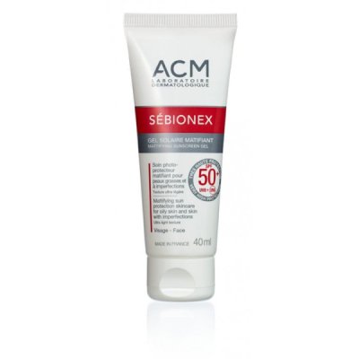 ACM - Sebionex gel solaire matifiant spf 50+ 40 ml
